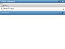 Tablet Screenshot of kb.dcctools.com